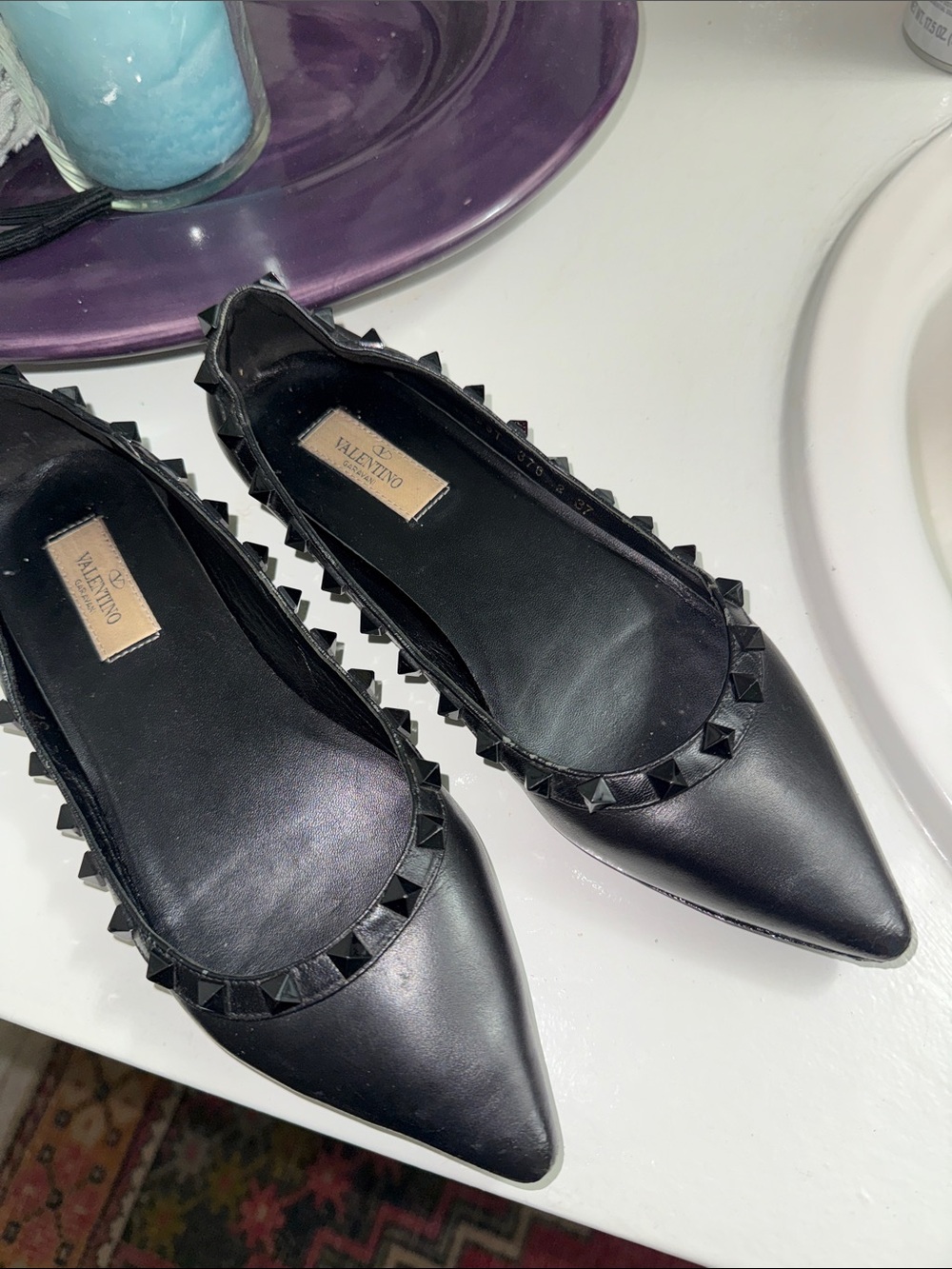 VALENTINO Authentic Rockstud Flats